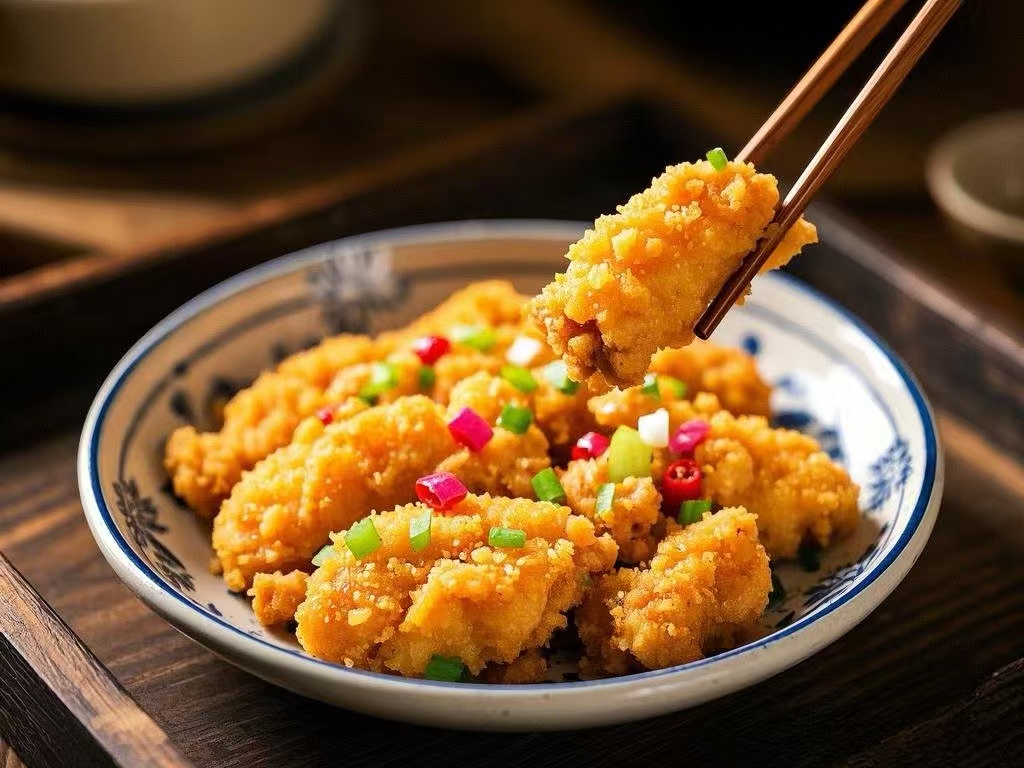  炸粉鸡肉：镌刻在年味中的家之记忆